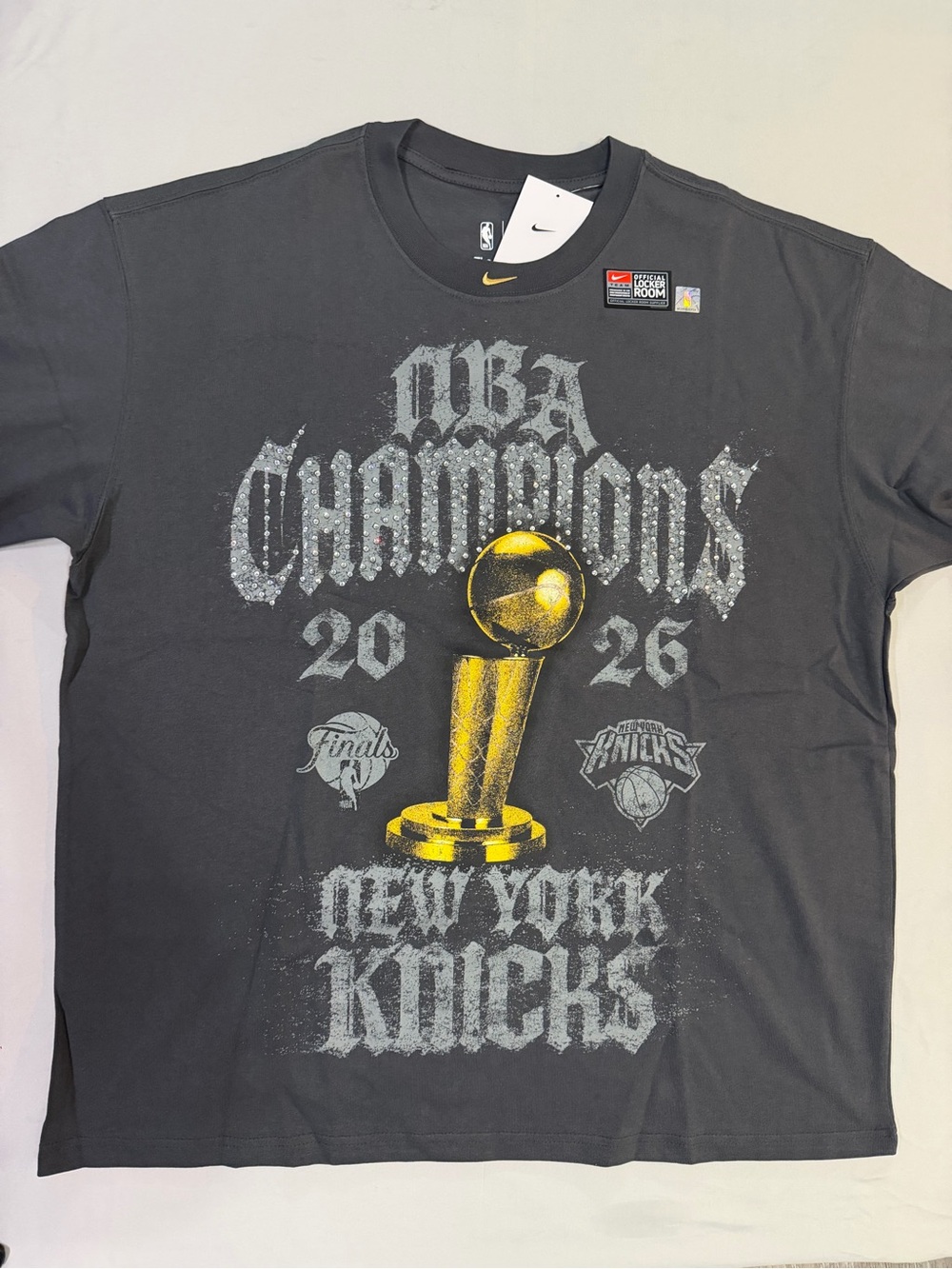 Nike Black New York Knicks NBA Champions Graphic Tee